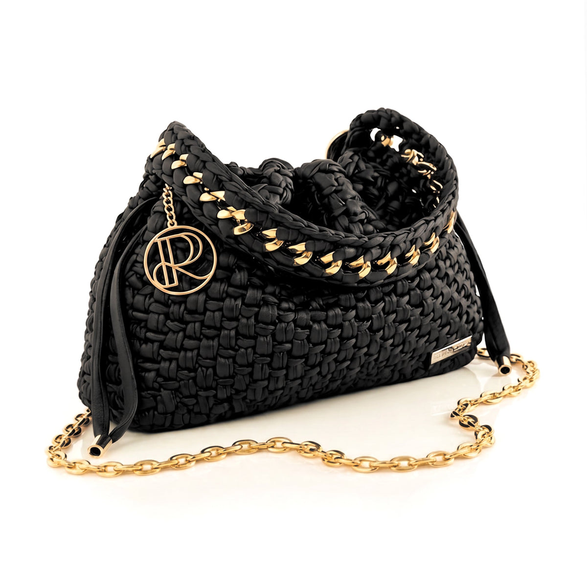HALO BLACK — CONVERTIBLE HANDBAG - Roberta Porretta