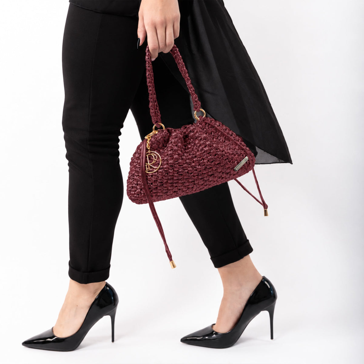 HALO PLUM — CONVERTIBLE HANDBAG - Roberta Porretta