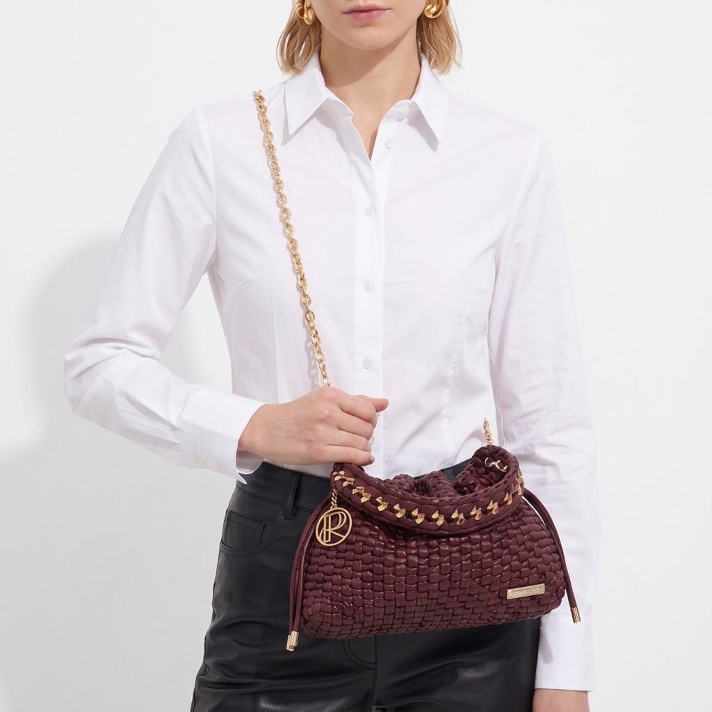 HALO PLUM — CONVERTIBLE HANDBAG - Roberta Porretta