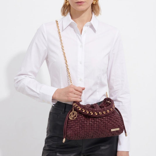 HALO PLUM — CONVERTIBLE HANDBAG - Roberta Porretta