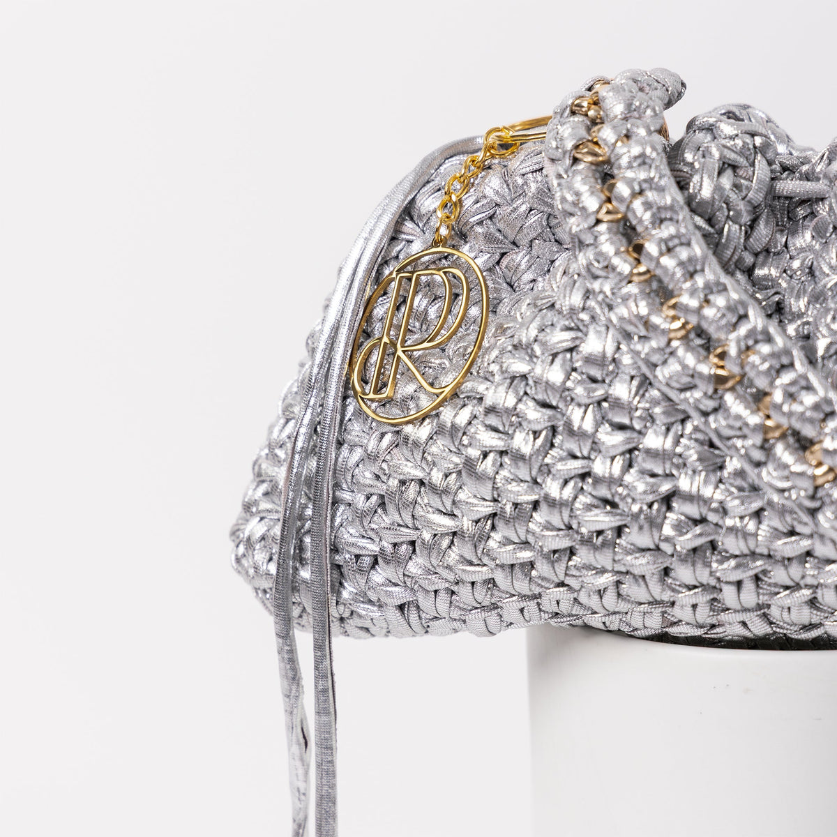 HALO SILVER — CONVERTIBLE HANDBAG - Roberta Porretta