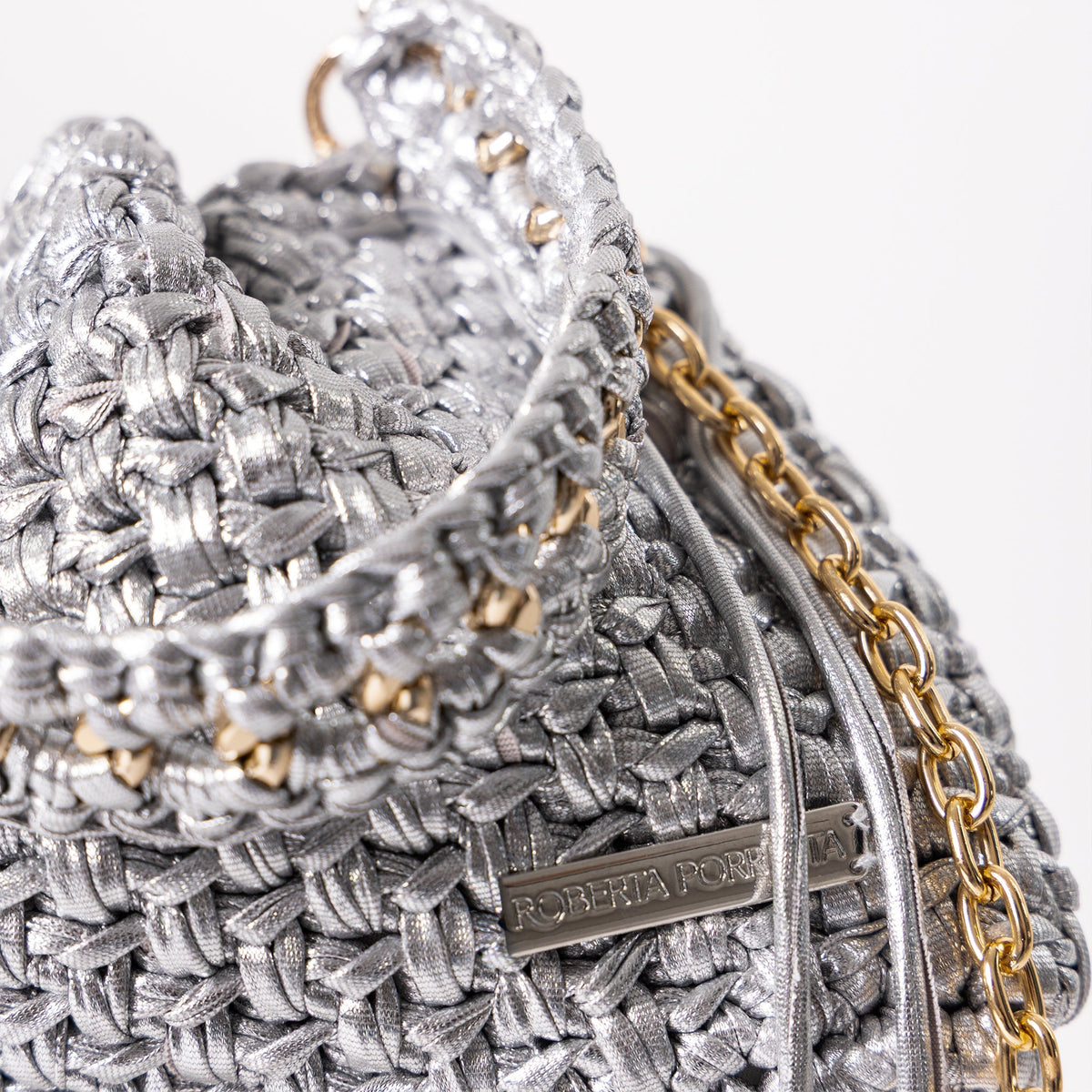 HALO SILVER — CONVERTIBLE HANDBAG - Roberta Porretta