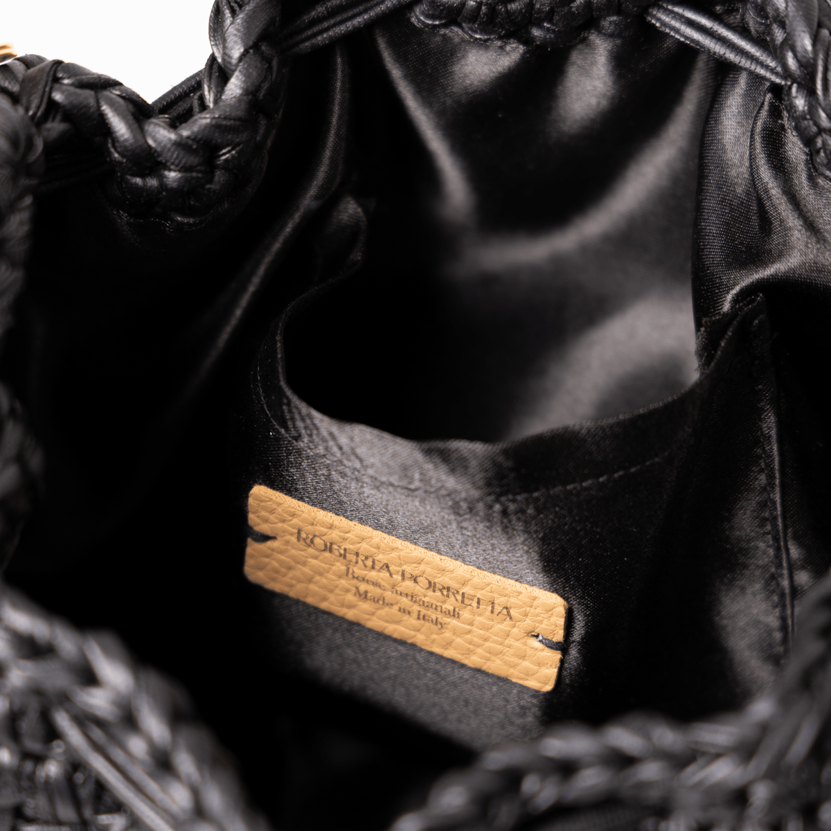 UMA BLACK — CONVERTIBLE SHOULDER BAG - Roberta Porretta