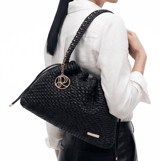 UMA BLACK — CONVERTIBLE SHOULDER BAG - Roberta Porretta