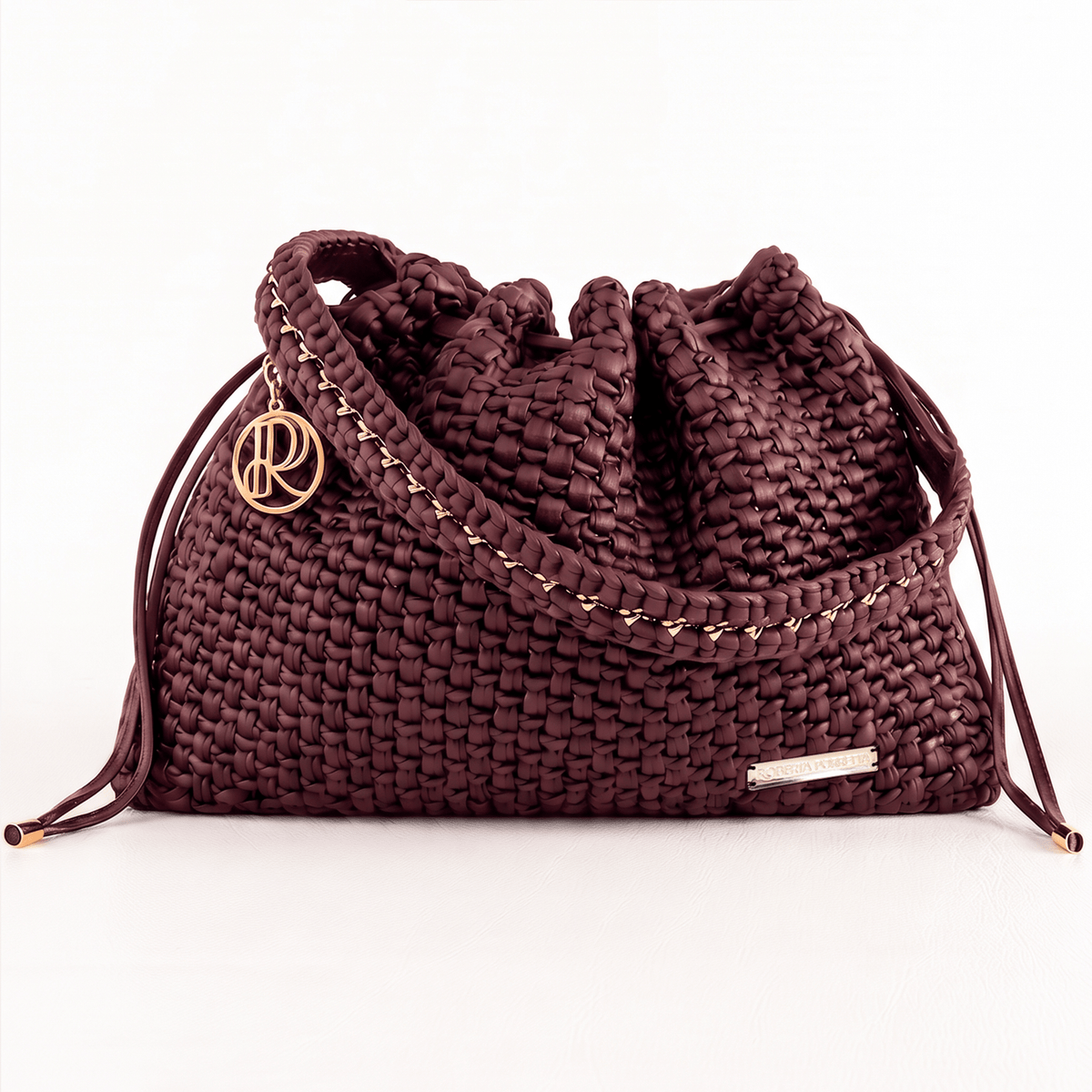 UMA PLUM — CONVERTIBLE SHOULDER BAG - Roberta Porretta