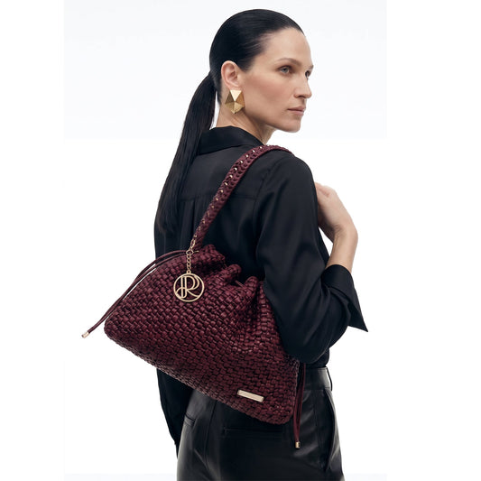 UMA PLUM — CONVERTIBLE SHOULDER BAG - Roberta Porretta